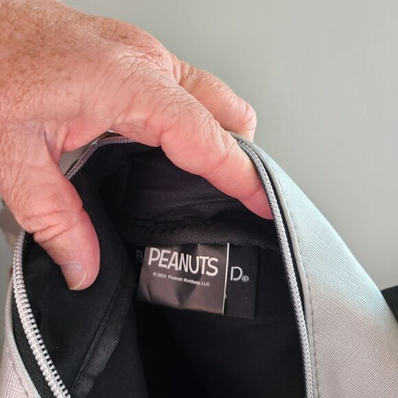 Snoopy/Woodstock Peanuts Official Mini Backpack BioWorld Dog House Silver/Red - Picture 10 of 14
